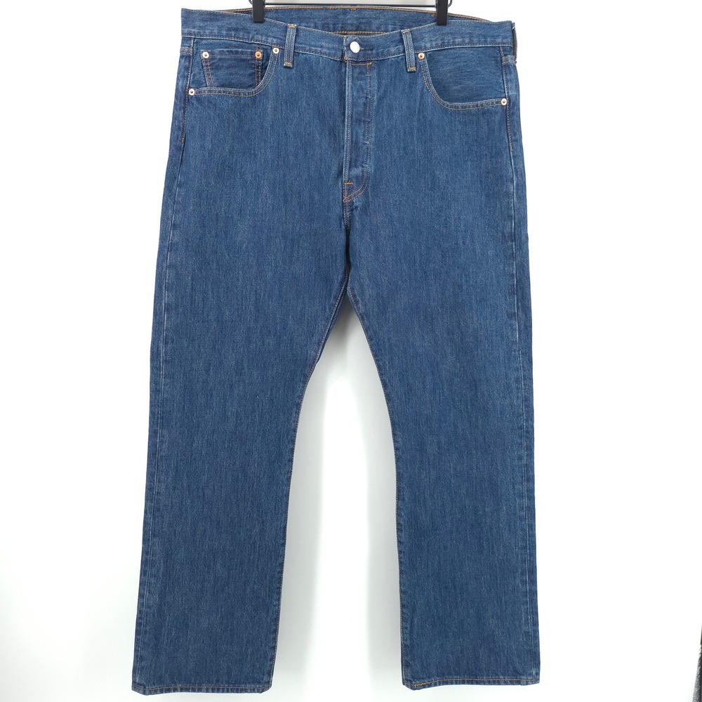 Levis Mens Jeans 501 Original Fit 40x30 Blue Denim Straight Leg NWT 00501-0194